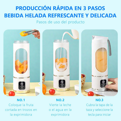 Licuadora Procesadora Portatil Usb Jugos